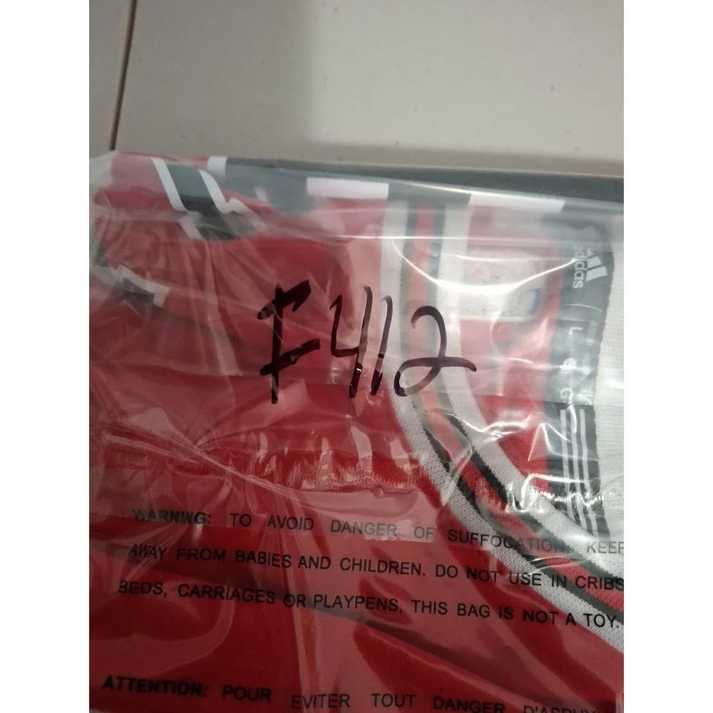 Chicago Bulls Adidas Dwyane Wade Large 14/16 Basketball‎ Jersey